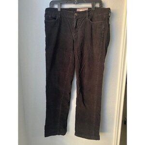 J. Crew Black Corduroy Straight Leg Pants Matchstick - Size 31S